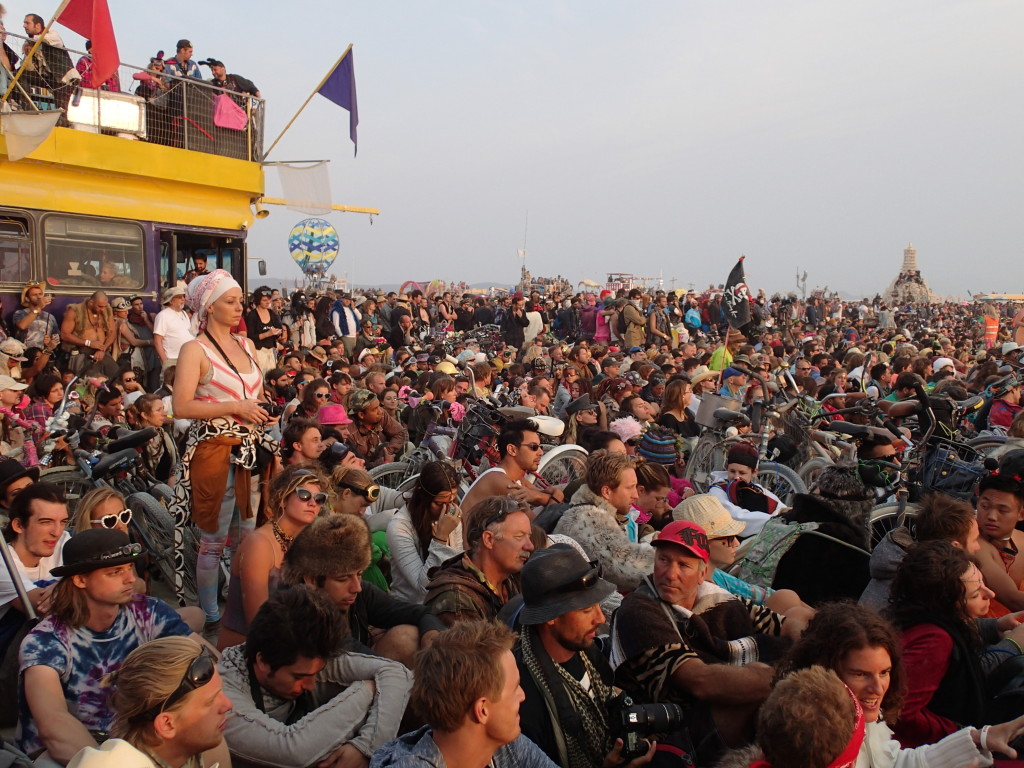 Burning Man Crowd Shot